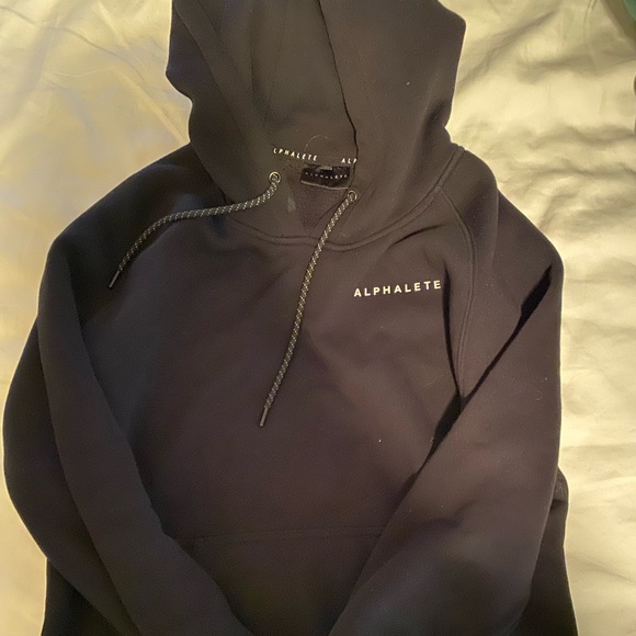 ALPHALETE HOODIE BLACK size Medium - Picture 2 of 5